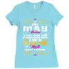 i am a may women Ladies Fitted T-Shirt