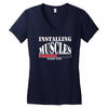 men's funny Women's V-Neck T-Shirt