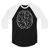 funny male brain ideal birthday gift or present 3/4 Sleeve Shirt