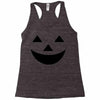 face pumpkin Racerback Tank