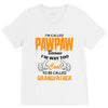 I'm Called Pawpaw Because  I'm Way Too Cool To Be Called Grandfather V-Neck Tee