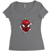 AMAZING SPIDER Women's Triblend Scoop T-shirt