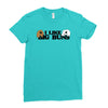 i like big buns bunny love Ladies Fitted T-Shirt