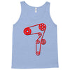 strap of the distribution of the engine Tank Top