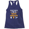 dental assistant Racerback Tank