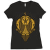 owl night Ladies Fitted T-Shirt
