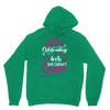 Celebrating With the 4th Birthday Queen Unisex Hoodie