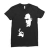 steven seagal   high quality Ladies Fitted T-Shirt