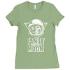 Family Trip To Moon Ladies Fitted T-Shirt
