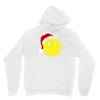 smiley face wears santa hat merry christmas Unisex Hoodie