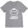 cheeky monkey funny V-Neck Tee