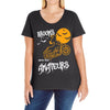 motorcycle riders Ladies Curvy T-Shirt