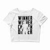 winner winner chicken dinner 3b Crop Top