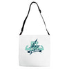 my dad my hero Adjustable Strap Totes