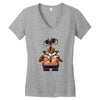 Wall-E Friends Groot Women's V-Neck T-Shirt
