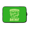 old enough young enough Laptop sleeve
