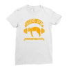sloths gym   train hard tomorrow Ladies Fitted T-Shirt
