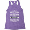 And 8th Day God Look Down So God Made A Aquarius Girl Racerback Tank
