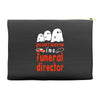 can't scare me halloween funeral direct Accessory Pouches