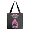 Feed Me and Tell Me I'm Pretty Baby Girl Tote Bags
