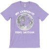 halloween my labrador rides shotgun T-Shirt