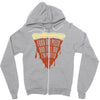 feed me pizza tell me i'm pretty Zipper Hoodie
