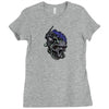 skull modile head Ladies Fitted T-Shirt