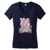 mushroom party Women's V-Neck T-Shirt