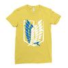 wings of freedom Ladies Fitted T-Shirt