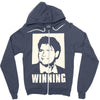 charlie sheen   winning   official Zipper Hoodie