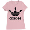the dude abides Ladies Fitted T-Shirt