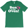Bun in the Oven with Heart Baby Girl T-Shirt