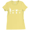 liberty gun beer Ladies Fitted T-Shirt