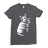 cat stripes Ladies Fitted T-Shirt