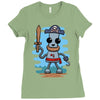 pirate ned Ladies Fitted T-Shirt