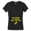 The Force is Strong With This One Women's V-Neck T-Shirt