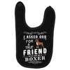 true friend (boxer) Baby Bibs