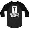 novelty funny humor tee graphic 3/4 Sleeve Shirt