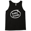 baby inside sticker vinyl decal Tank Top