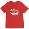 the hustle is real V-Neck Tee