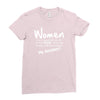 women, you know when you get to that age when you finally undertand th Ladies Fitted T-Shirt
