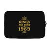 kings are born in 1969 Laptop sleeve
