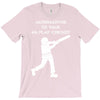 alternatives to war play cricket batting anti war stencil tour T-Shirt