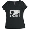 murder in the shadows Women's Triblend Scoop T-shirt