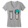 lace Women's V-Neck T-Shirt