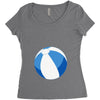 Blue Beachball Baby Boy Women's Triblend Scoop T-shirt
