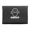 sheep funny Accessory Pouches