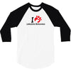 i love labrador retrievers 3/4 Sleeve Shirt