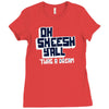 oh sheesh y'all Ladies Fitted T-Shirt