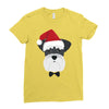 schnauzer dog Ladies Fitted T-Shirt